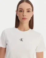 New Collection CALVIN KLEIN JEANS YAF T-SHIRT A-SS LOGO CROPPED TEE