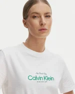 New Collection CALVIN KLEIN JEANS T-SHIRT NYC LOGO CLASSIC FIT