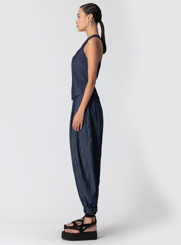 New Collection LOTUS EATERS GILET GADREL BLUE