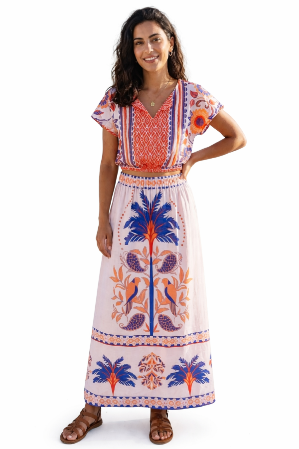 New Collection ΝΕΜΑ BREEZE PRINTED SUMMER SET