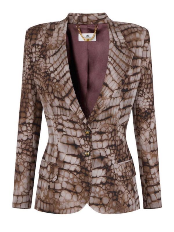 Clothes ELISABETTA FRANCHI WOMEN’S CREPE BLAZER