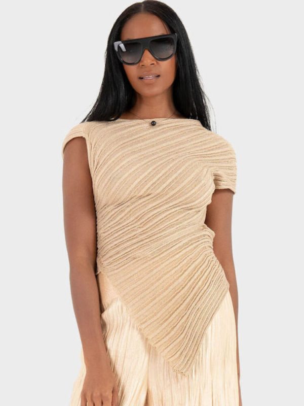 Clothes KOURBELA KNIT TOP – SPARKLING STAPLES