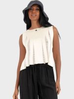 Clothes KOURBELA ”MAGIC SUNSETS” KNIT SLEEVELESS CROP TOP