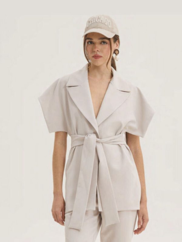 Clothes INNOCENT WOMEN’S JACKET WITH BELT AND CROPPED TROUSER