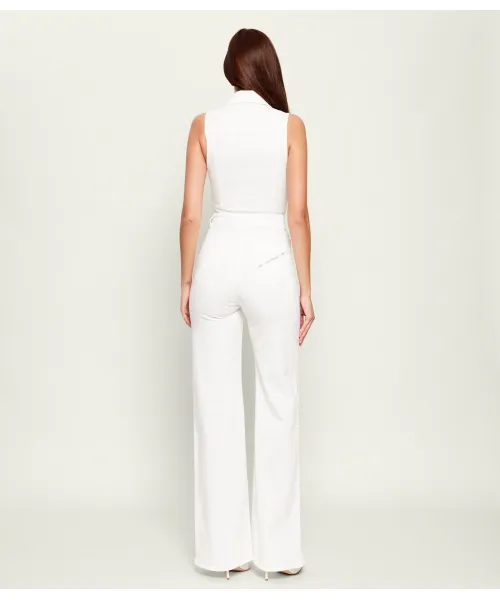 Clothes ELISABETTA FRANCHI DENIM JUMPSUIT WITH LOGO DETAIL