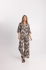 Clothes OPEN FASHION SUMMER SET  WITH ABSTRACT DESIGNS & BUTTONS