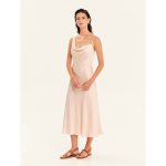 Clothing KOURBELA “MAGICALITY” ASYMMETRIC COWL NECK SLIP DRESS