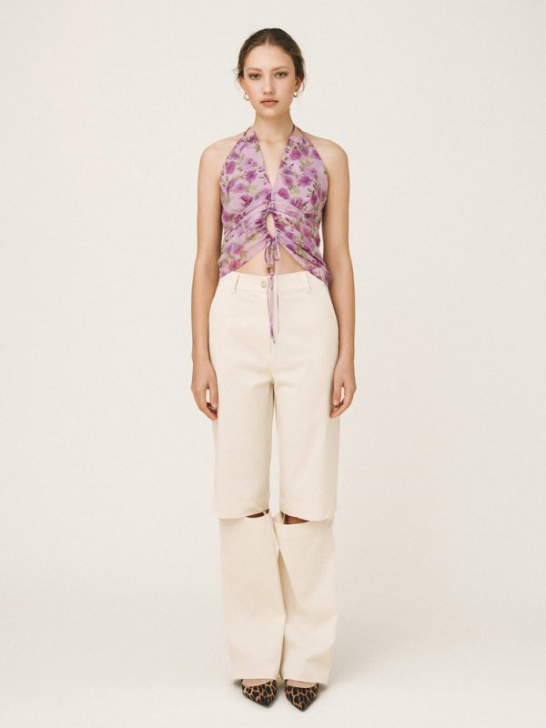 Clothes LOVE + ALICIA NENA OPEN-BACK TOP