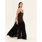 Clothing KOURBELA SAND AND WATER MAXI DRESS WITH FINE STRAPS