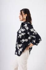 Clothes OPEN FASHION  SHIRT WITH SUBTLE FLORAL PATTERN
