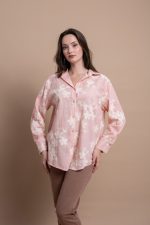 Clothes OPEN FASHION SHIRT WITH SUBTLE FLORAL PATTERN 