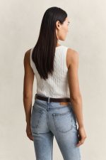 Clothes GANT STRETCH COTTON CABLE TANK TOP