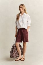Clothing GANT LINEN BLEND SHORTS