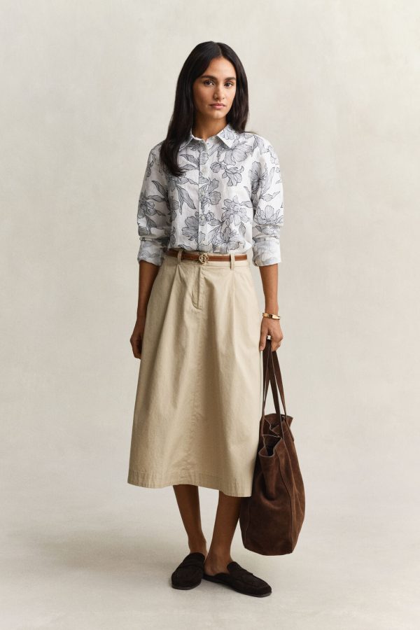 Clothes GANT REG FLORAL PRINT LINEN SHIRT