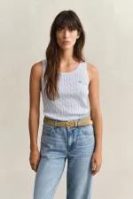 Clothes GANT STRECTCH COTTON CABLE TANK TOP