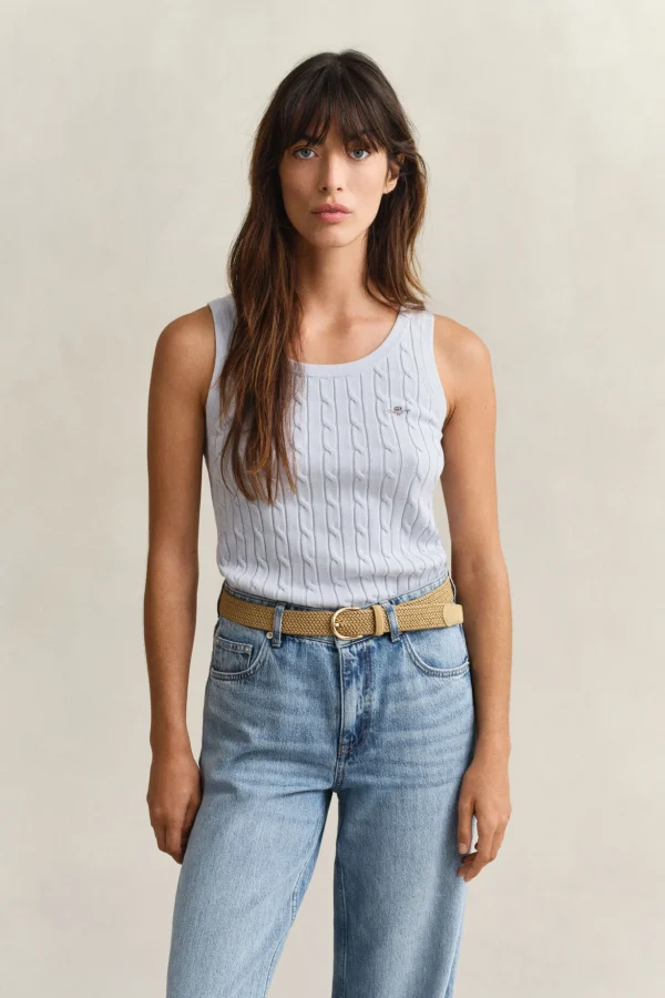Clothes GANT STRECTCH COTTON CABLE TANK TOP