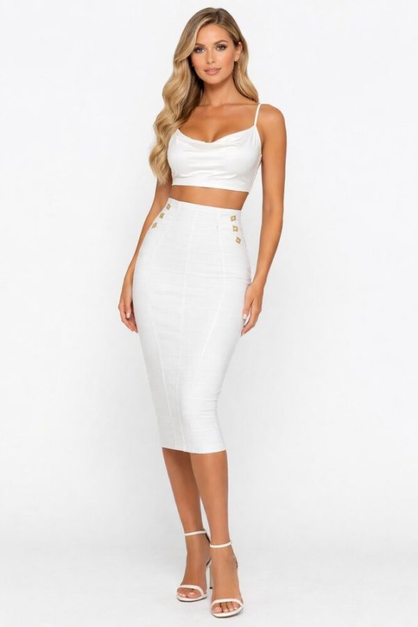 Clothes ELISABETTA FRANCHI SKIRT 3D KNIT FABRIC