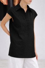 Clothes INNOCENT SLEEVELESS SHIRT WITH COLLAR