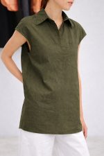 Clothes INNOCENT SLEEVELESS SHIRT WITH COLLAR
