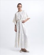 Clothes GREEK ARCHAIC KORI BLOSSOM BLOUSE WITH DRAWSTRING  SLEEVES AND SKIRT LONG