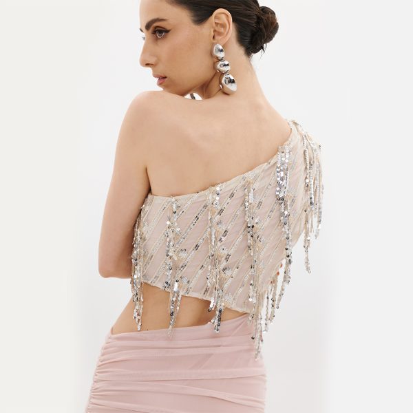 Clothes ANNA SAMOUKA MAXI DRESS WITH SEQUINS