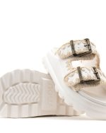 New Collection MOU SANDALS EVA ONE PIECE SLIDE TWO BUCKLE