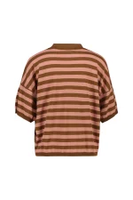 Clothes VICOLO STRIPED SHORT SLEEVE POLO SHIRT