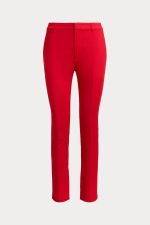 New Collection LAUREN RALPH LAUREN DOUBLE – FACED STRETCH COTTON TROUSER
