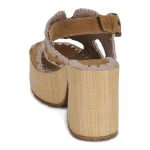 Clothes MOU RAFFIA PLATFORM WITH BACK STRAP