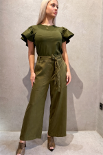 Clothes INNOCENT CROP PANTS WITH BELT