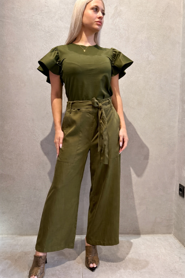 Clothes INNOCENT CROP PANTS WITH BELT