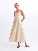 Clothing GREEK ARCHAIC KORI DRESS MAXI FLAKES DOUBLE STRAPS