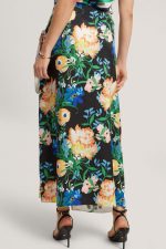 New Collection TED BAKER ALLMIA FLORAL PRINT KNOT DETALL WRAP MIDI SKIRT