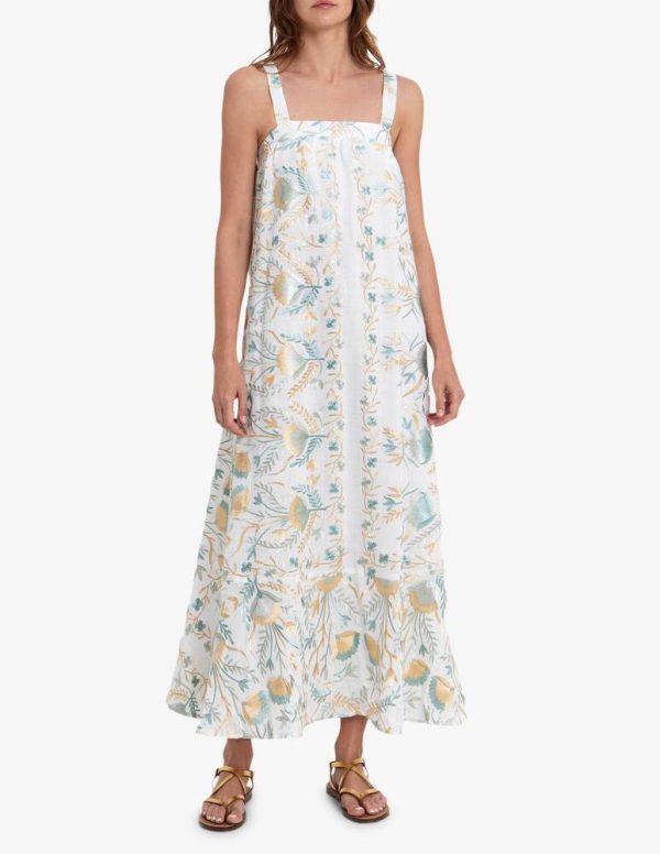 New collection GREEK ARCHAIC KORI BLOSSOM STRAPS DRESS