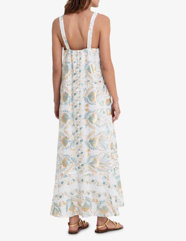 New collection GREEK ARCHAIC KORI BLOSSOM STRAPS DRESS