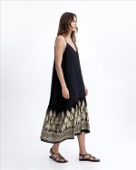 Clothing GREEK ARCHAIC KORI  DRESS LONG PHOENIX STRAPS