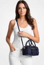 New Collection MICHAEL KORS SET TRAVEL EXTRA – SMALL EMBOSSED LEATHER DUFFEL CROSSBODY BAG