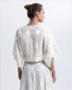 Clothes GREEK ARCHAIC KORI BLOSSOM BLOUSE WITH DRAWSTRING  SLEEVES AND SKIRT LONG