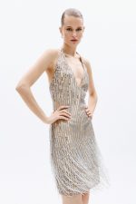 Clothing ALLURE EVENING DRESS WITH SEQUINS