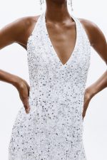 Clothing ALLURE GLOW EVENING DRESS WITH SEQUINS