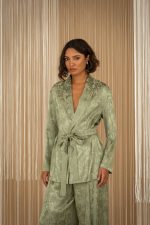 Clothes PHILIA LOFT SET WITH  SOFT JACKET  MATCHING EMBROIDERY  AND TROUSERS