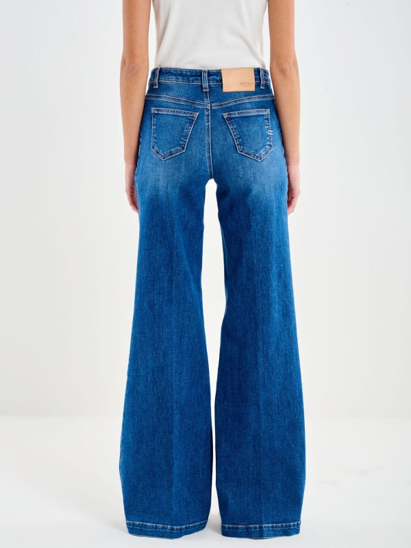 Clothes VICOLO WOMEN’S JEANS WITH BUTTONS