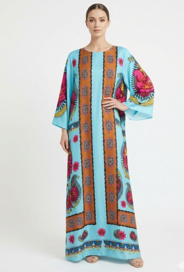 New Collection NEMA EMBROIDERED MAXI DRESS