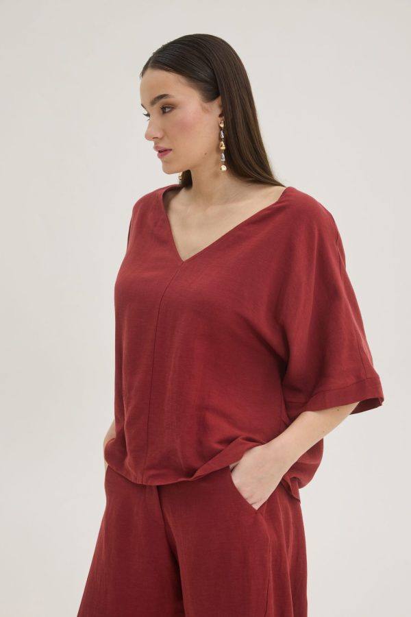 Clothing INNOCENT BLOUSE WITH V-NECKLINE