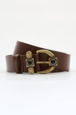 Belts LEATHER TWIST SHADOW  BELT