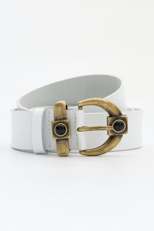 Belts LEATHER TWIST SHADOW BELT