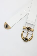 Belts LEATHER TWIST SHADOW BELT