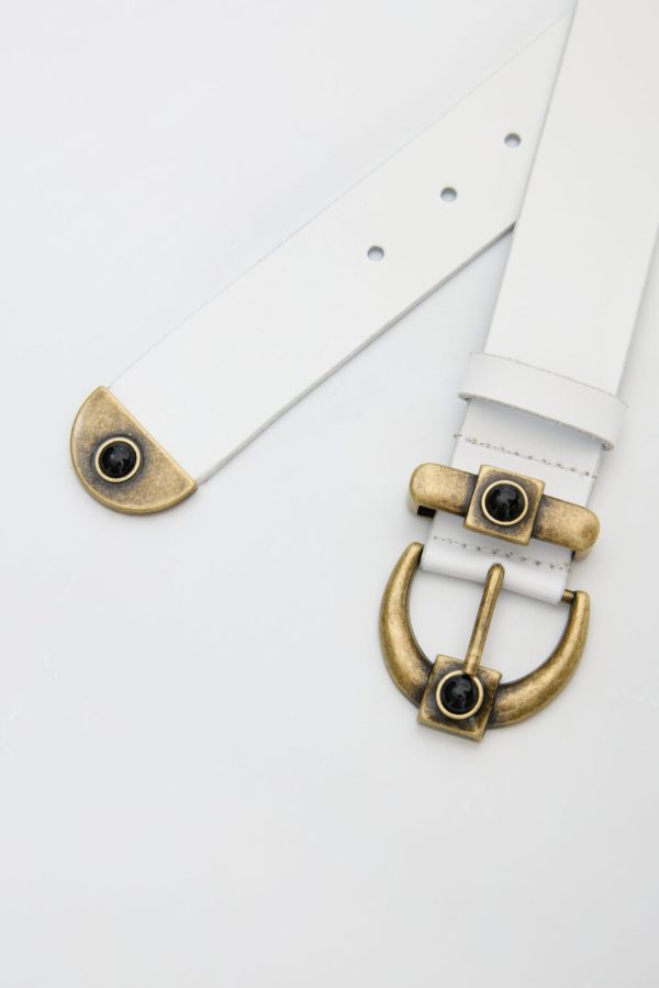 Belts LEATHER TWIST SHADOW BELT