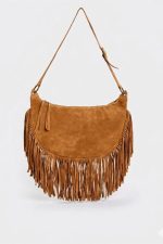 Bags VICOLO LEATHER BAG WITH FRINGES