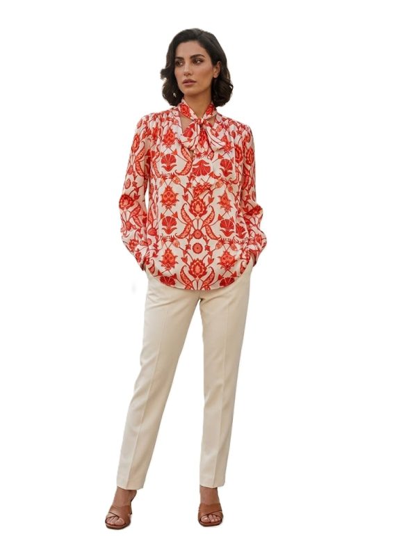 New Collection MY T  SOPHISTICATED PUSSY – BOW BLOUSE